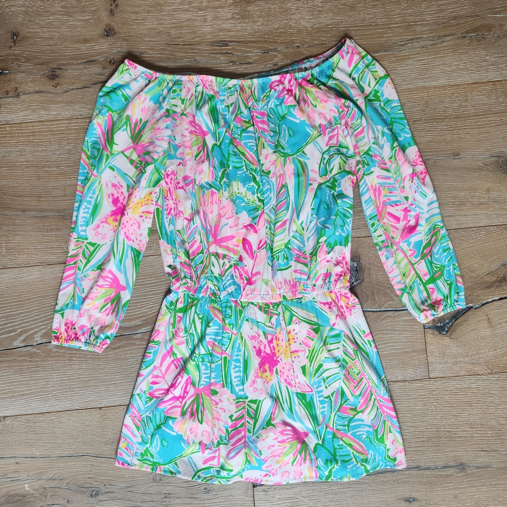Lilly Pulitzer Vibrant Floral Romper